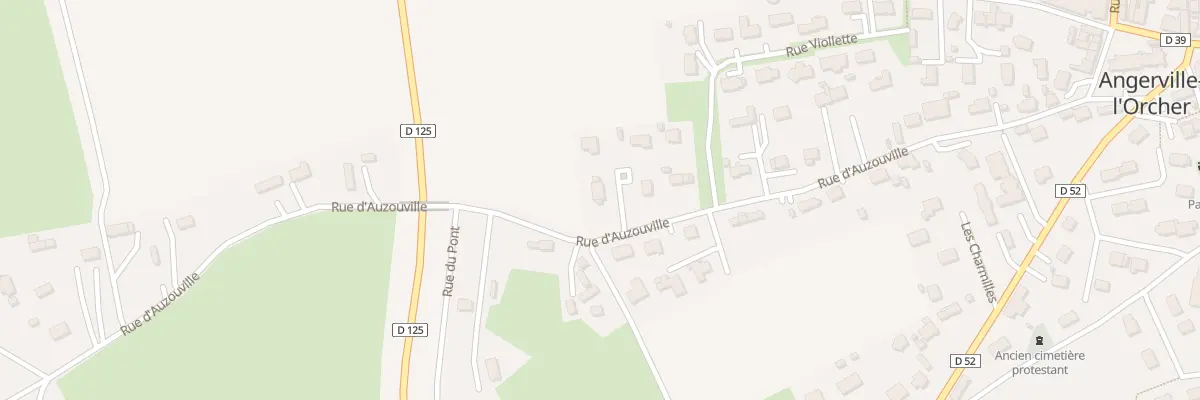 Plan du 40 Rue d’Auzouville à Angerville-l’Orcher