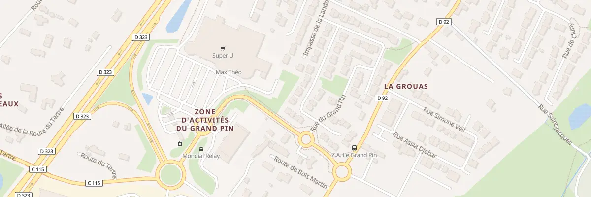 Plan du 11 Rue du Grand Pin à Changé