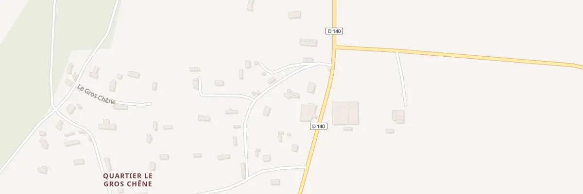 Plan du 2880 Le Gros Chene à Ablon