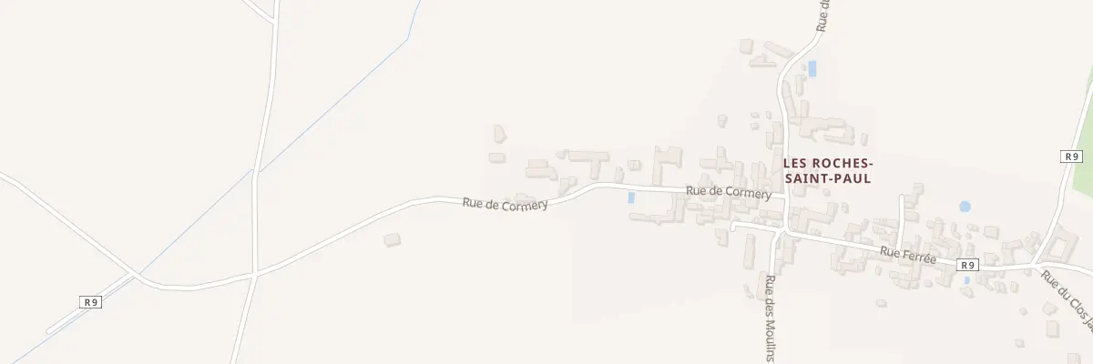 Plan du 16 Rue de Cormery à Ligré