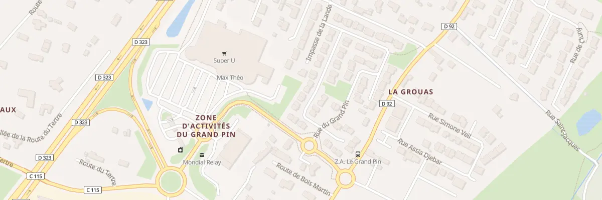 Plan du 13 Rue du Grand Pin à Changé
