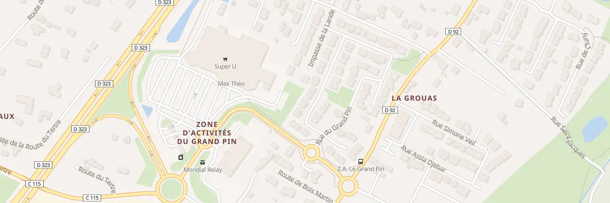 Plan du 15 Rue du Grand Pin à Changé