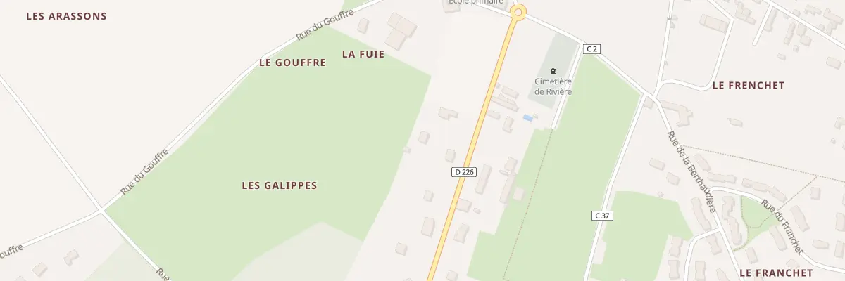 Plan du 26 Rue des Lavandières à Rivière