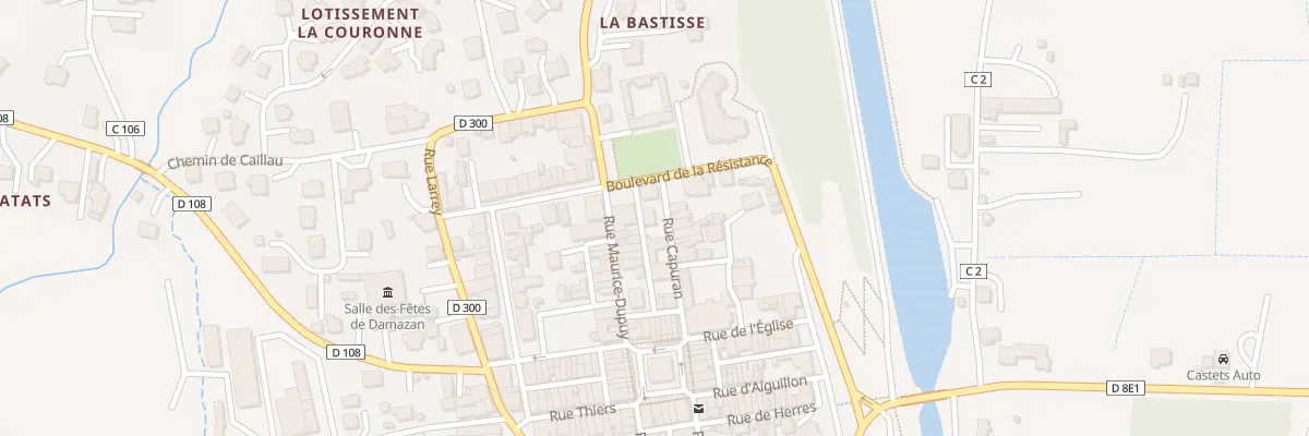 Plan du 5004 Rue Capuran à Damazan