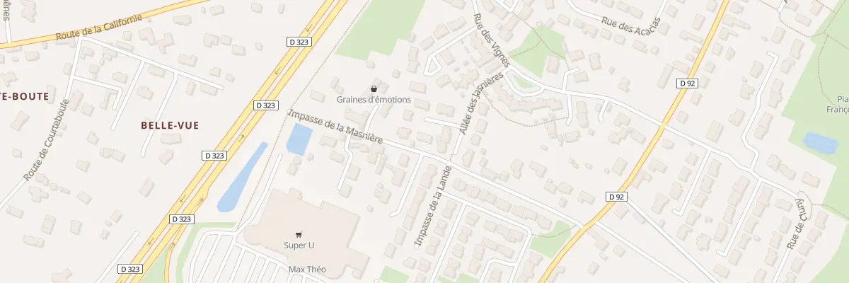 Plan du 2 All d’Anjou à Changé