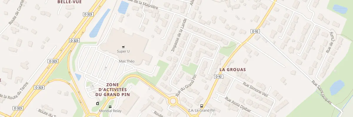 Plan du 23 Rue du Grand Pin à Changé