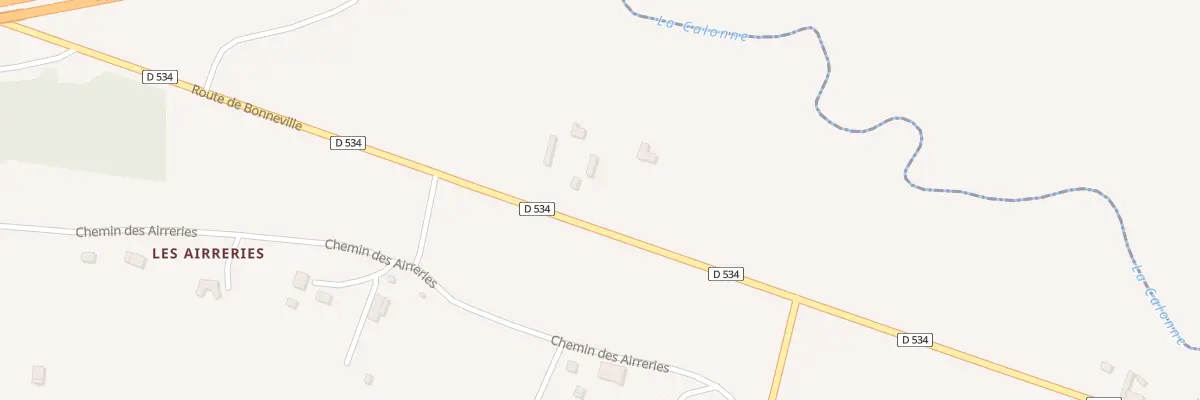 Plan du 755 Rte de Bonneville aux Authieux-sur-Calonne