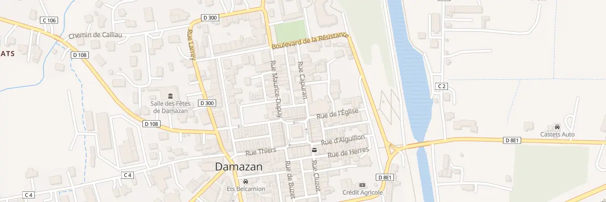 Plan du 5027 Rue Capuran à Damazan