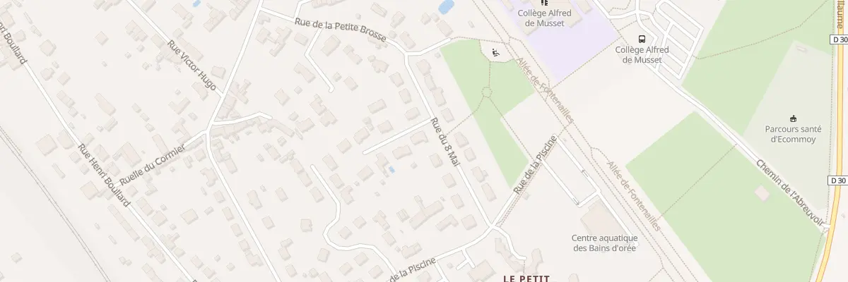 Plan du 1 Imp du Huit Mai à Écommoy