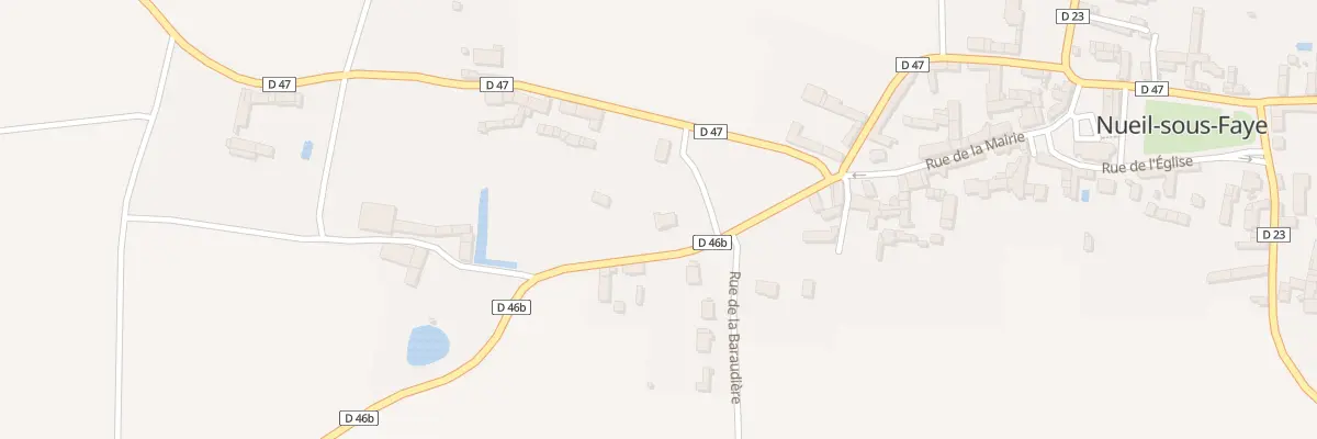 Plan du 6 Rue de l’Etang à Nueil-sous-Faye