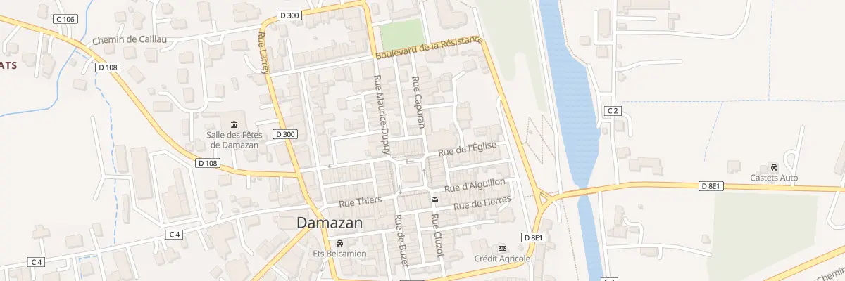 Plan du 5026 Rue Capuran à Damazan