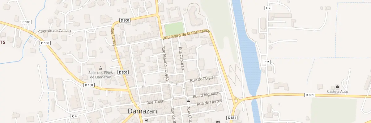 Plan du 1 Rue Sully à Damazan