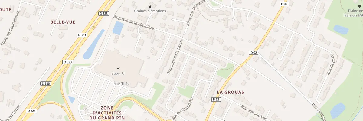 Plan du 33 Rue du Grand Pin à Changé