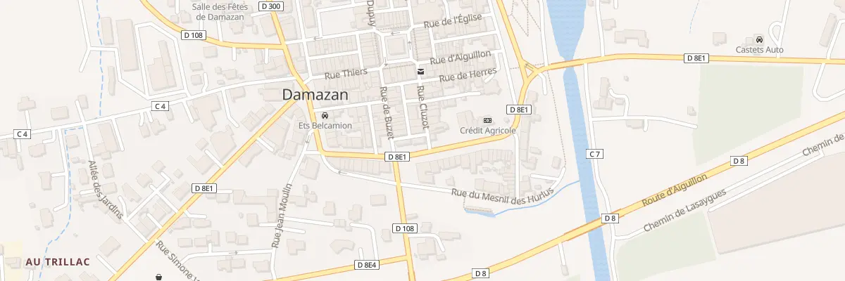 Plan du 5159 Bd du Midi à Damazan
