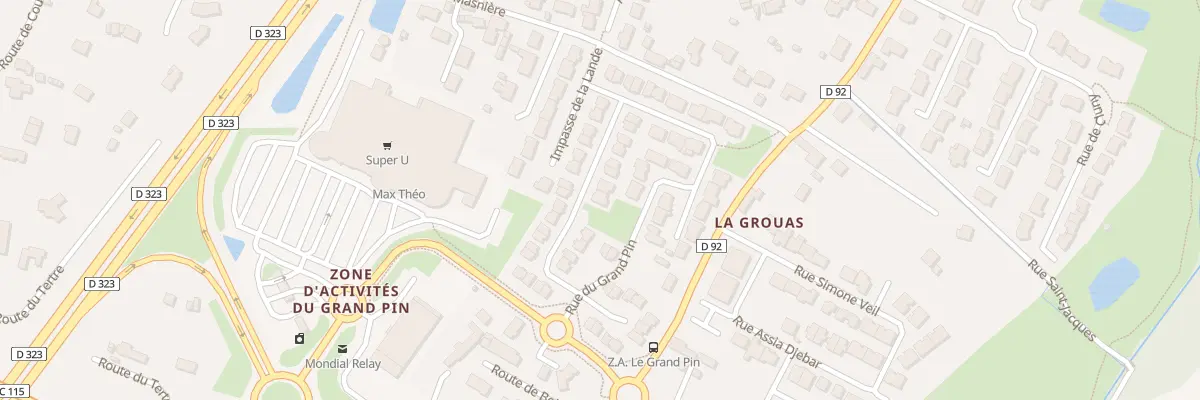 Plan du 10 Rue du Grand Pin à Changé