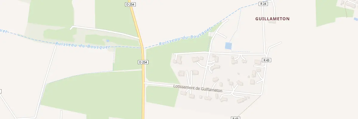 Plan du 5125 A Guillameton à Larroque-sur-l’Osse