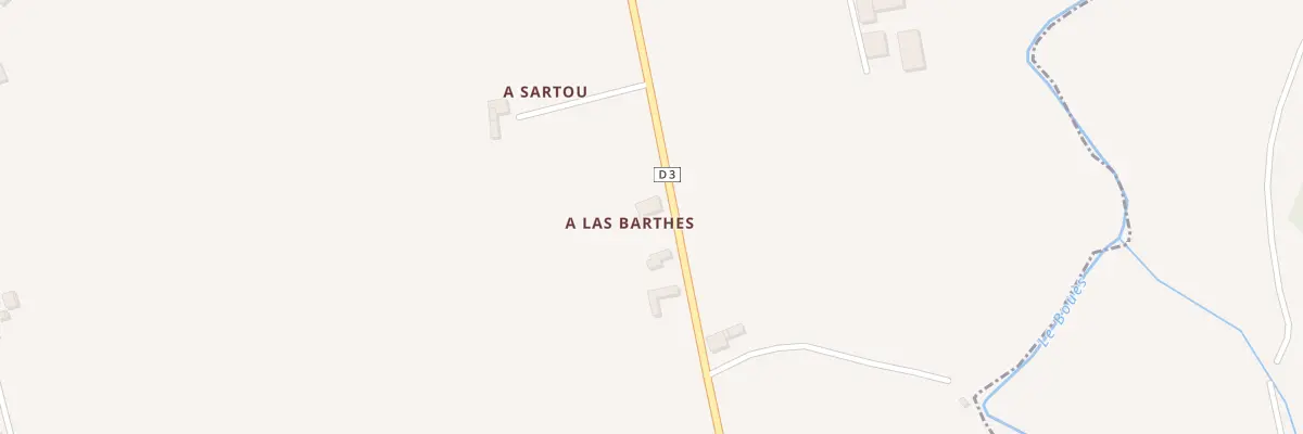 Plan du 5114 A Las Barthes à Tillac