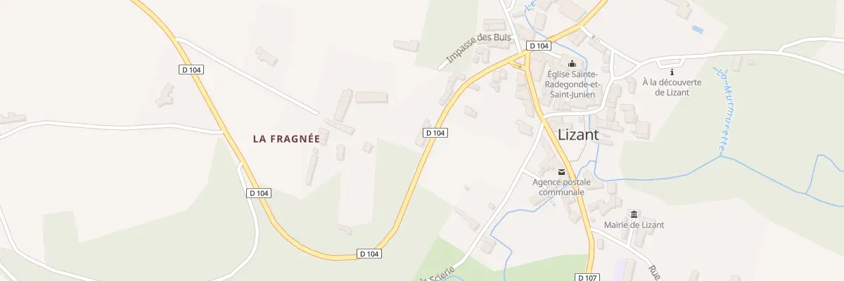 Plan du 5015 Le Bourg à Lizant