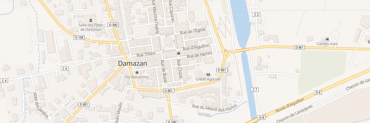 Plan du 5101 Rue de Cluzot à Damazan