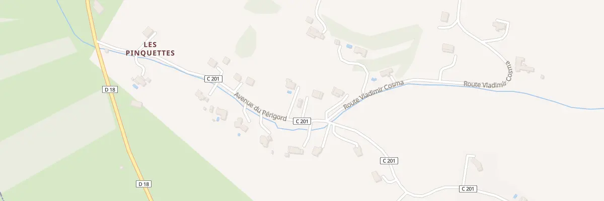 Plan du 88B Les Pinquettes Ouest à Razac-de-Saussignac