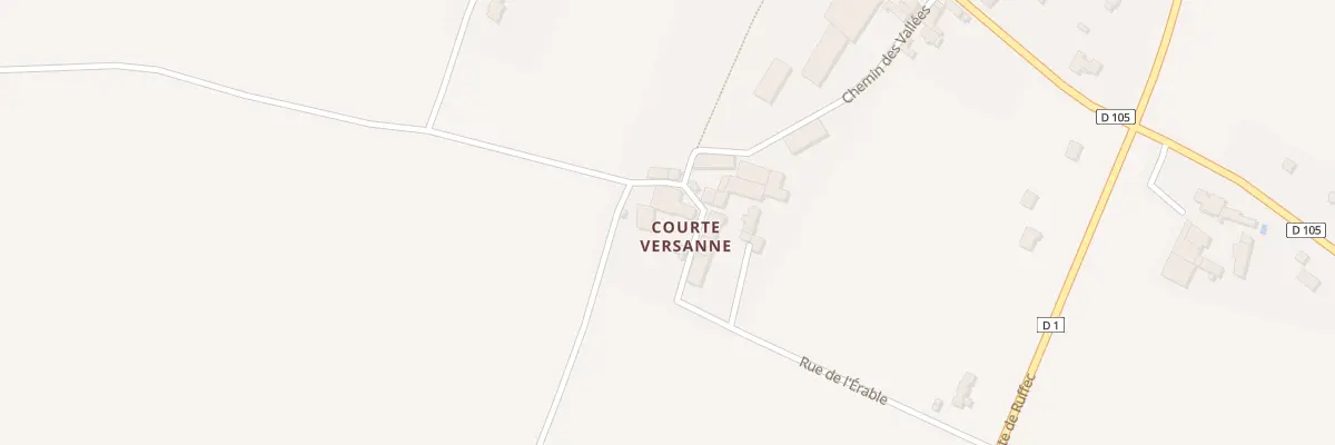 Plan du 1 Rue de l’Erable à Saint-Gaudent