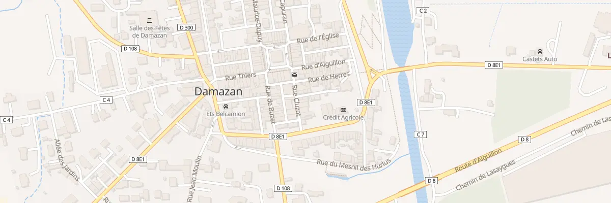 Plan du 5808 Rue de Cluzot à Damazan