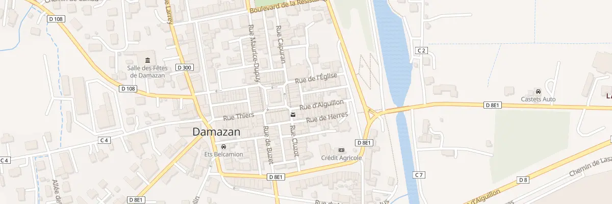 Plan du 3 Rue d’Aiguillon à Damazan