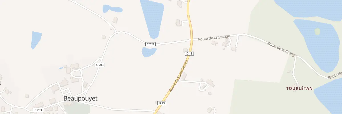 Plan du 462 Rte du Bourg à Beaupouyet