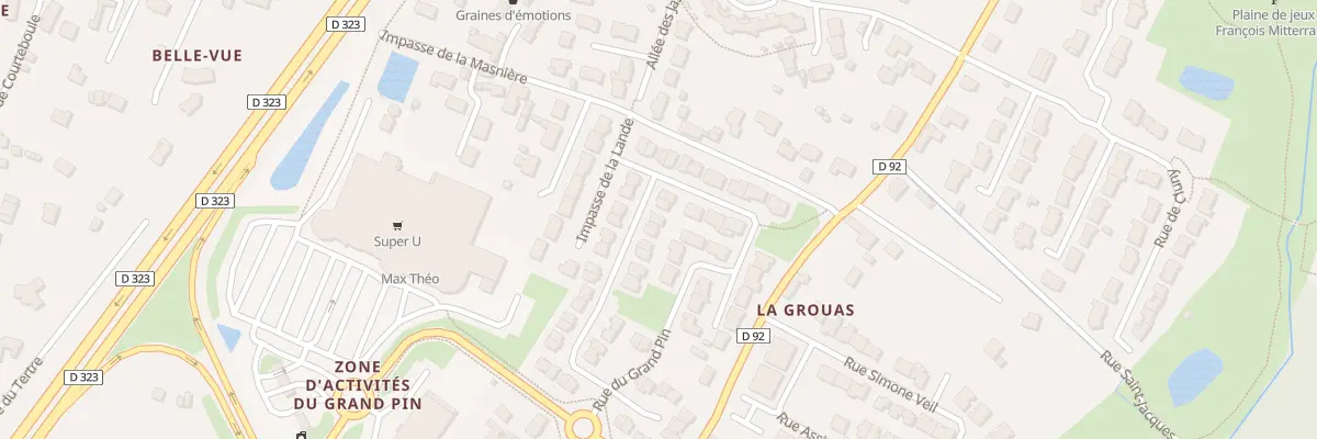 Plan du 20 Rue du Grand Pin à Changé