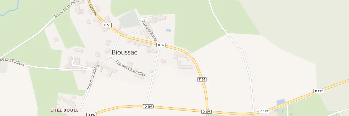 Plan du 7 Rue de la Lizonne à Bioussac