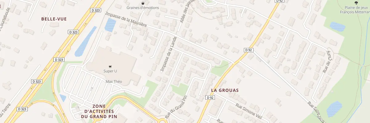 Plan du 22 Rue du Grand Pin à Changé