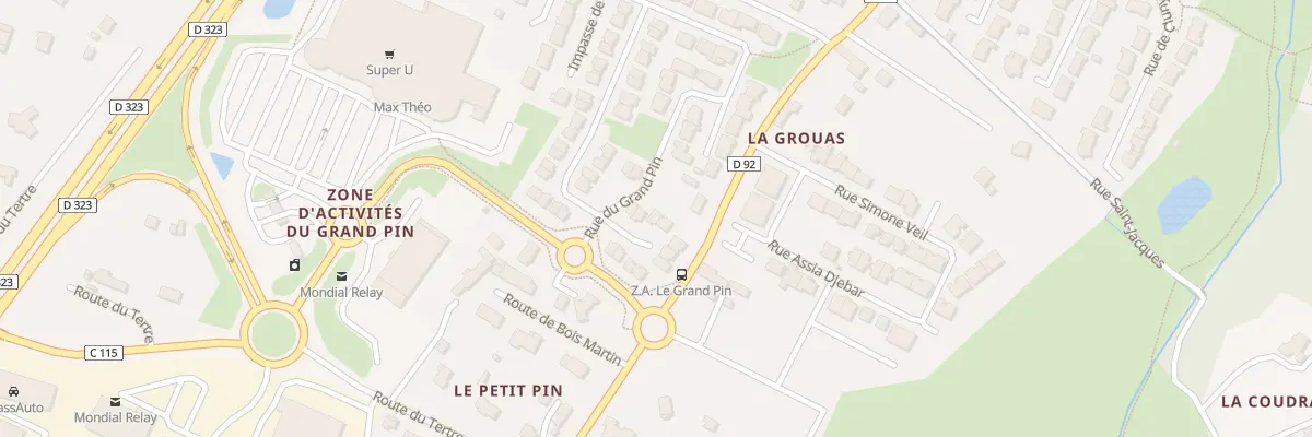 Plan du 5 Imp du Pin à Changé