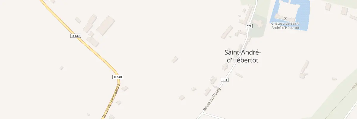 Plan du 396 Rte de St Benoit à Saint-André-d’Hébertot