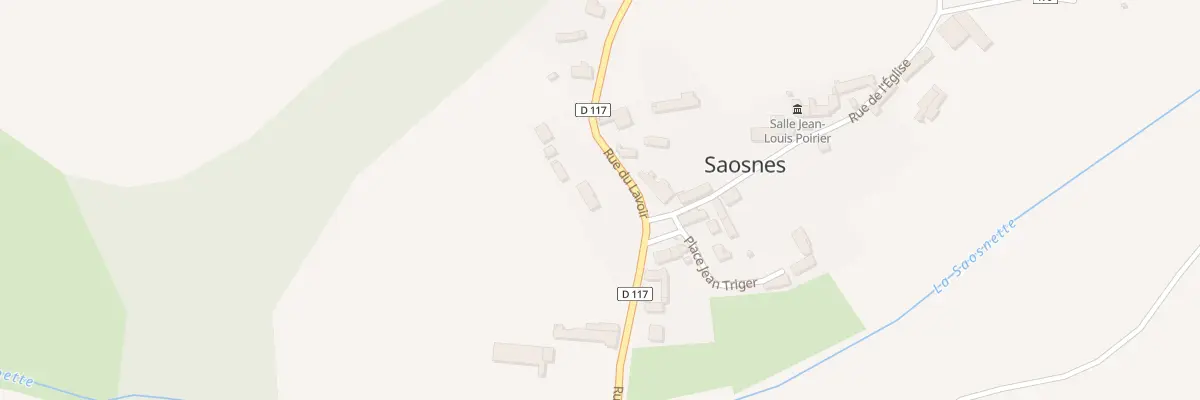 Plan du 7 Rue du Lavoir à Saosnes