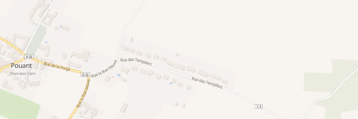 Plan du 15 Rue des Templiers à Pouant