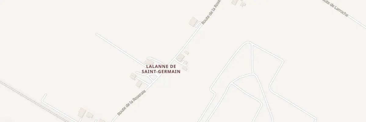 Plan du 9003 Lalanne de Saint Germain à Fauillet