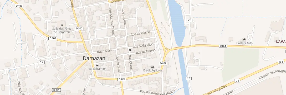 Plan du 18 Rue d’Aiguillon à Damazan