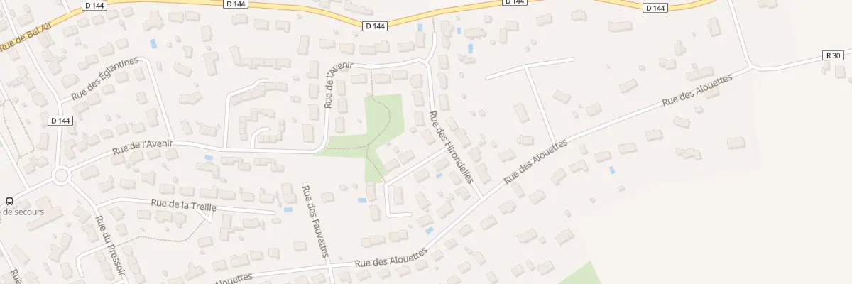 Plan du 2 Imp des Etourneaux à Teloché