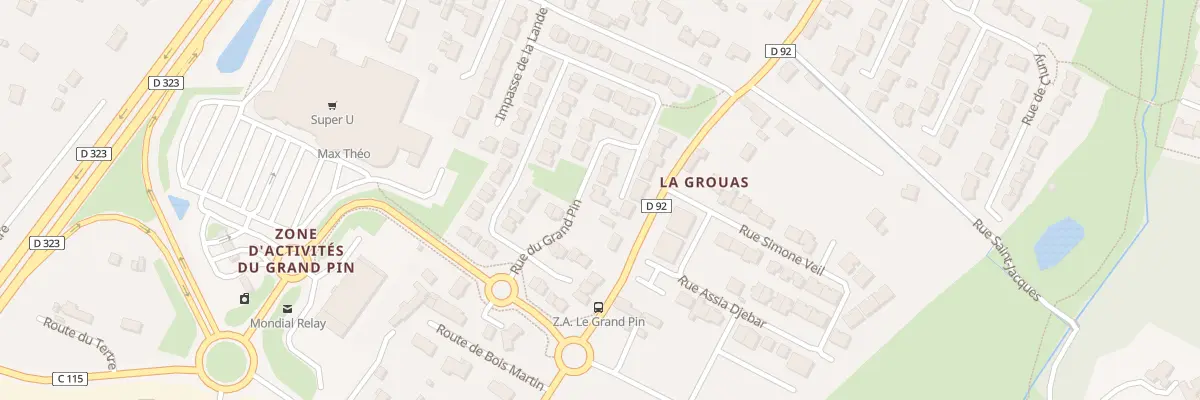 Plan du 71 Rue du Grand Pin à Changé
