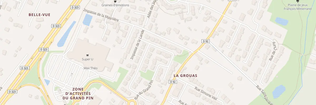 Plan du 26 Rue du Grand Pin à Changé