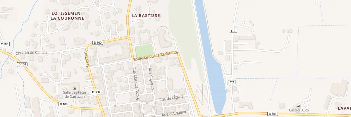 Plan du 5401 Bd du General de Gaulle à Damazan