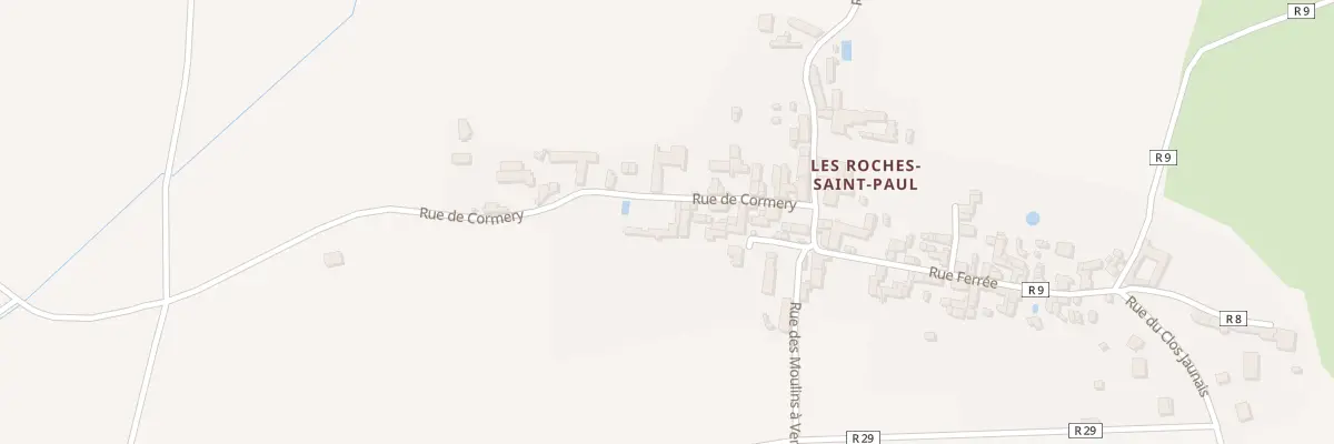 Plan du 9 Rue de Cormery à Ligré