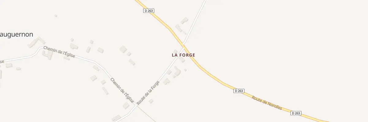 Plan du 1717 Rte de Norolles à Fauguernon