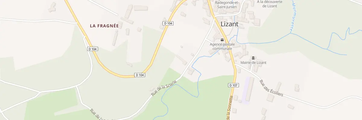 Plan du 6 Rue de la Scierie à Lizant