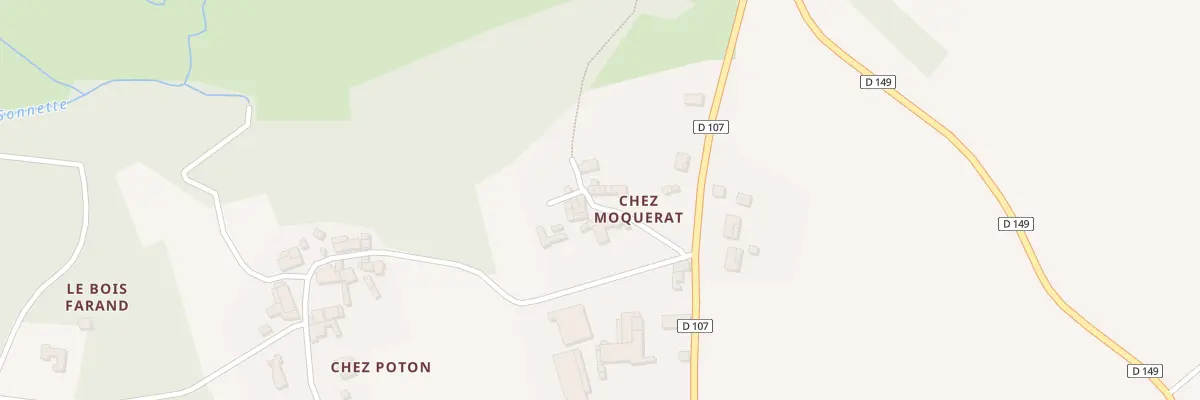 Plan du 10 Chez Moquerat à Lizant