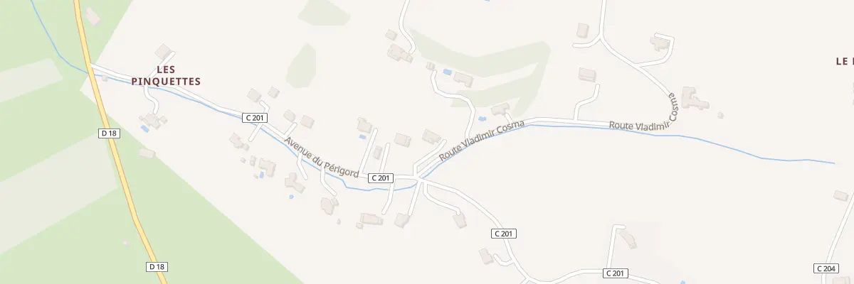 Plan du 55A Les Pinquettes-Est à Razac-de-Saussignac