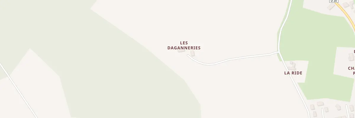 Plan du 5021 Les Daganeries à Courcebœufs