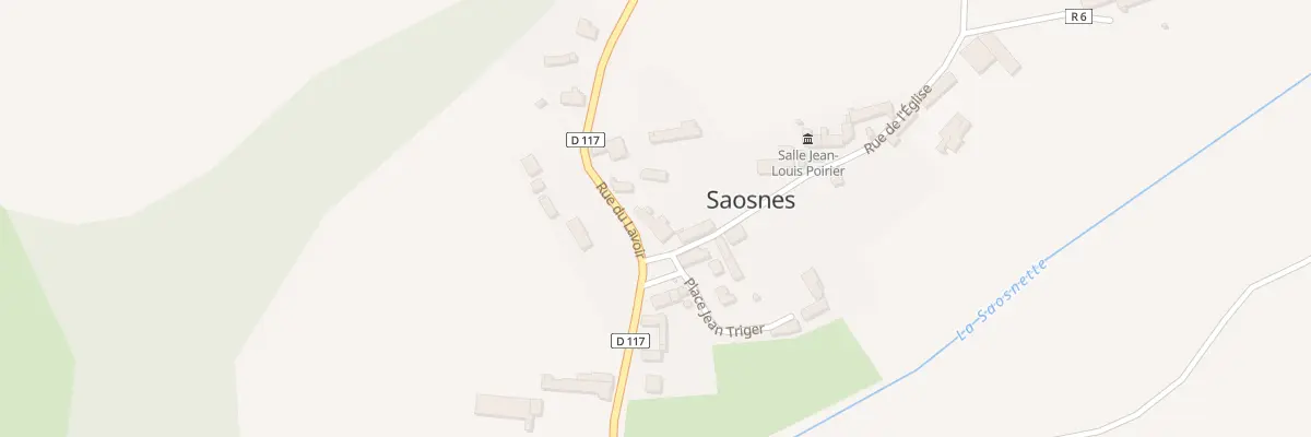Plan du 8 Rue du Lavoir à Saosnes
