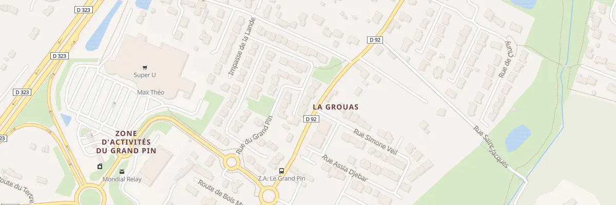Plan du 61 Rue du Grand Pin à Changé