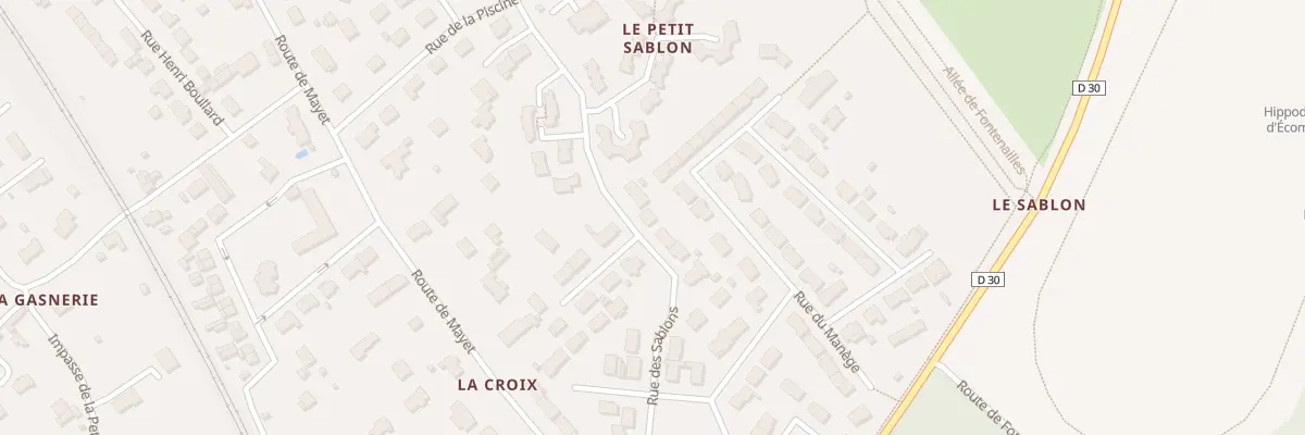Plan du 24 Rue des Sablons à Écommoy